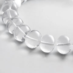 Joan Semi-Precious Necklace - Clear/White