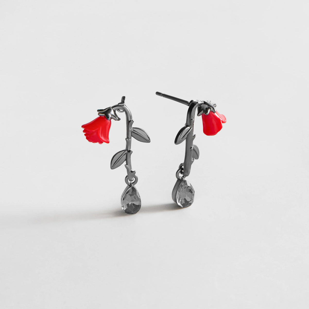 Dead Romantic Rose Earrings
