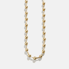 Cluster Charm Necklace Chain  - Gold Ball Chain
