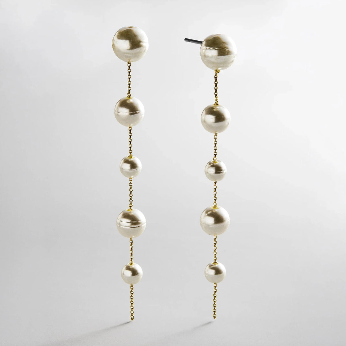 Blair Pearl Earrings - Gold/Pearl