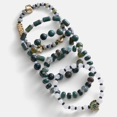 Michigan State University Beaded Bracelet Set - Michigan State University