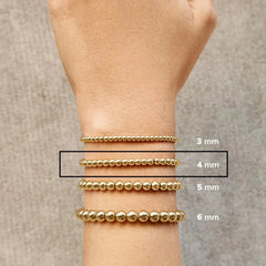 18K Gold Birthstone Pisa Bracelet - Ruby