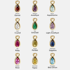 Birthstone Cluster Charm - Light Amethyst