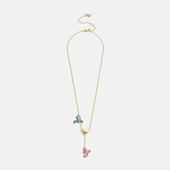 Disney Lilo & Stitch Dynamic Duo Lariat Necklace - Disney Stitch