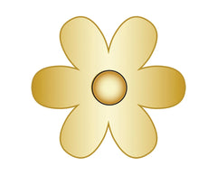 Flower Icon - Gold
