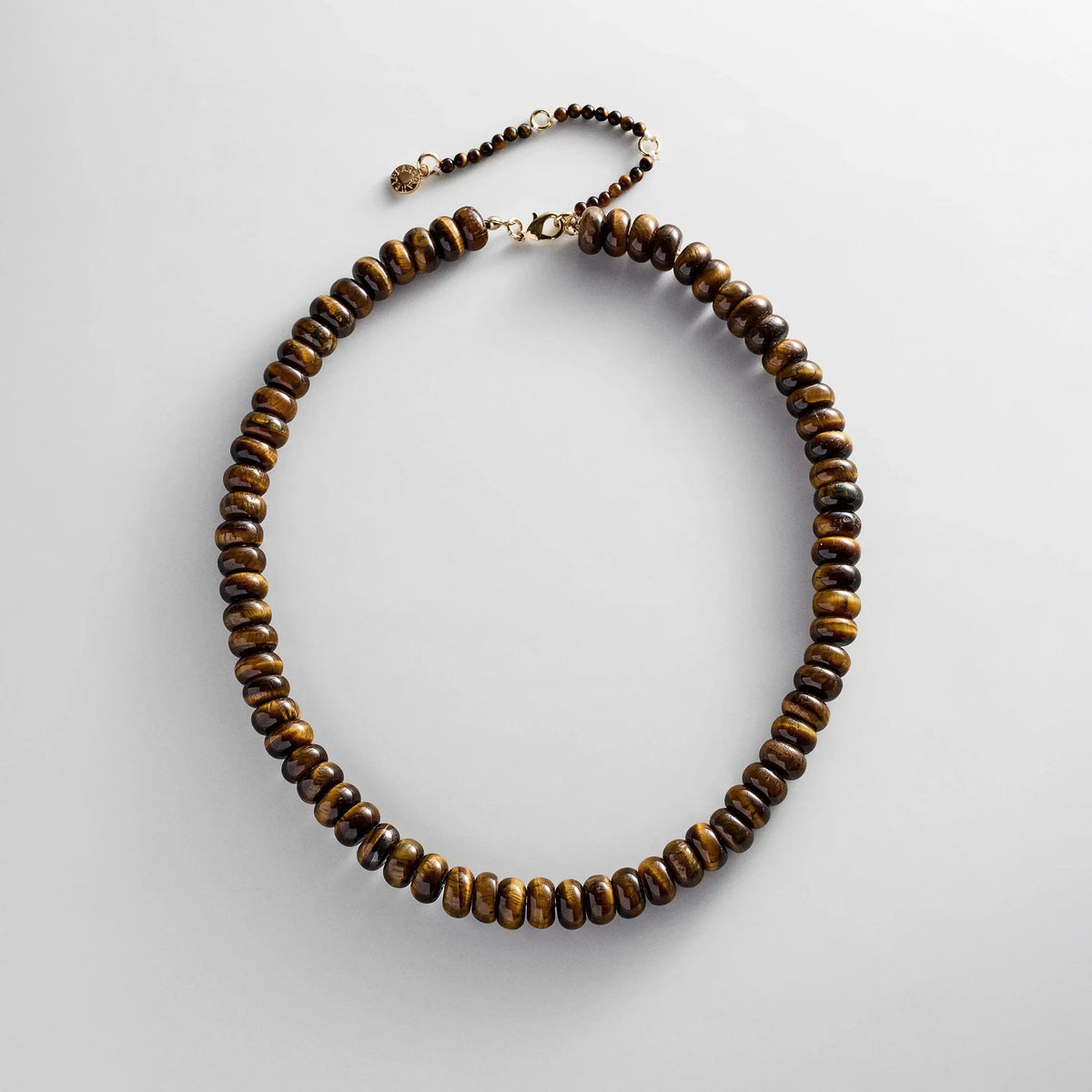 Joyce Semi-Precious Beaded Necklace - Tiger's Eye