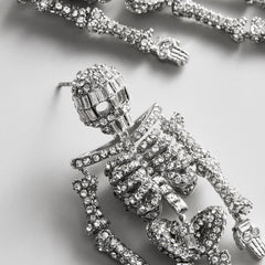 Drop Dead Hottie Earrings - Silver
