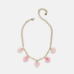 Esme Statement Necklace - Gold/Pink
