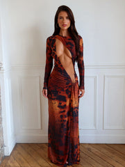 LUNELLE MAXI DRESS DENALI