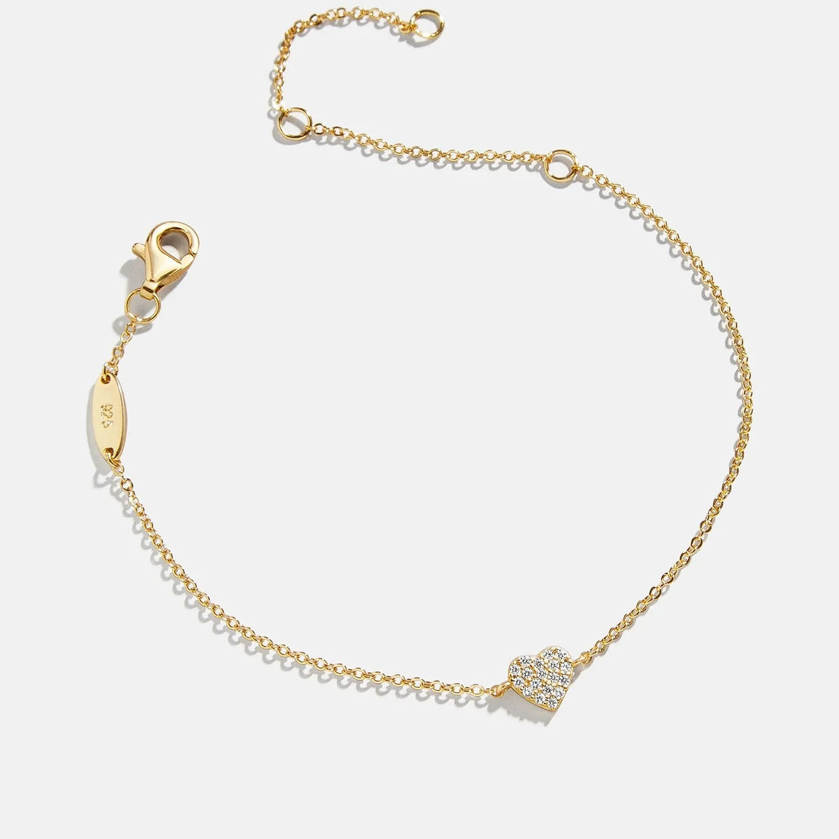 18K Gold Heart Bracelet - Heart