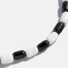 Brighten Up Enamel Beaded Bracelet - Licorice Twist