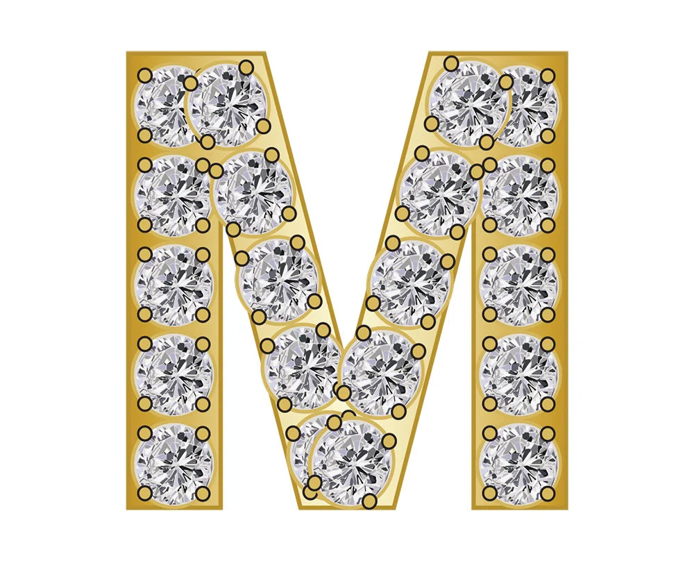 M - Pavé Gold