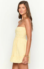 Kimmy Yellow Mini Dress