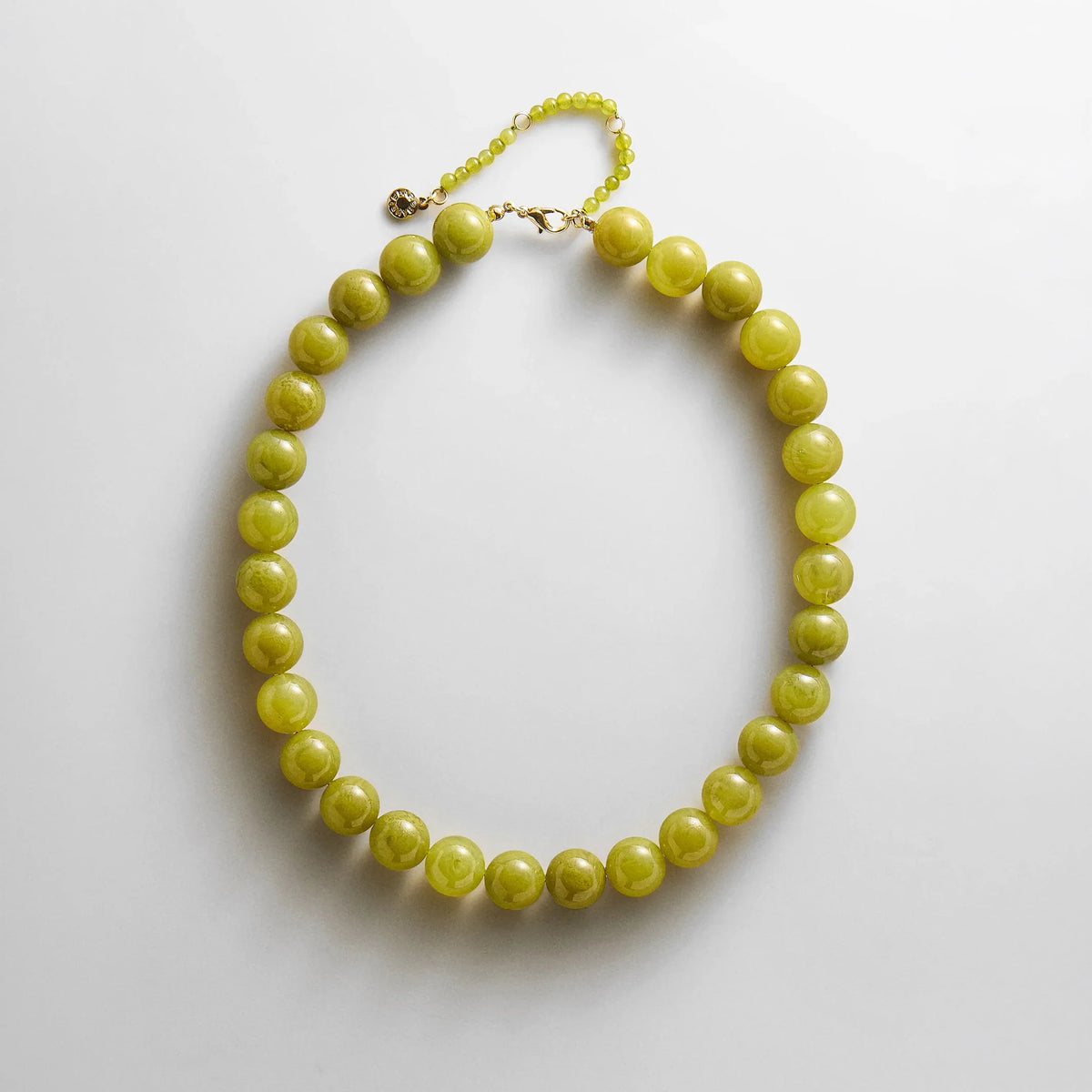 Mini Jane Beaded Necklace - Olive