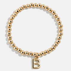 Dangle Charm Initial Pisa Bracelet - Gold