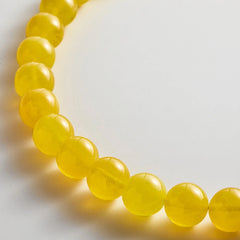 Mini Jane Beaded Necklace - Citrine