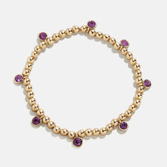 Birthstone Pisa Bracelet - Amethyst