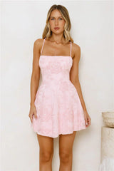 Glittering Horizons Sequin Mini Dress Pink
