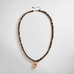 Janelle Semi-Precious Necklace - Tiger's Eye