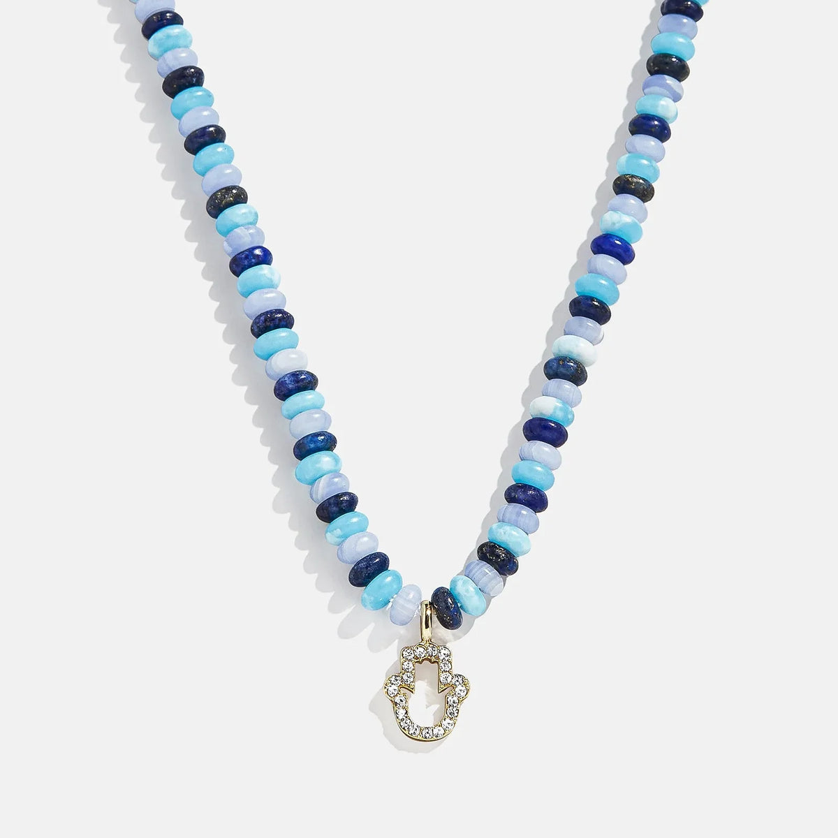 High Energy Semi-Precious Necklace - Hamsa