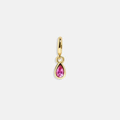 Birthstone Cluster Charm - Rose