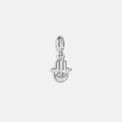 Hamsa Silver Cluster Charm - Hamsa