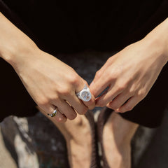 Joy Pop Cubic Zirconia Ring - Clear/White