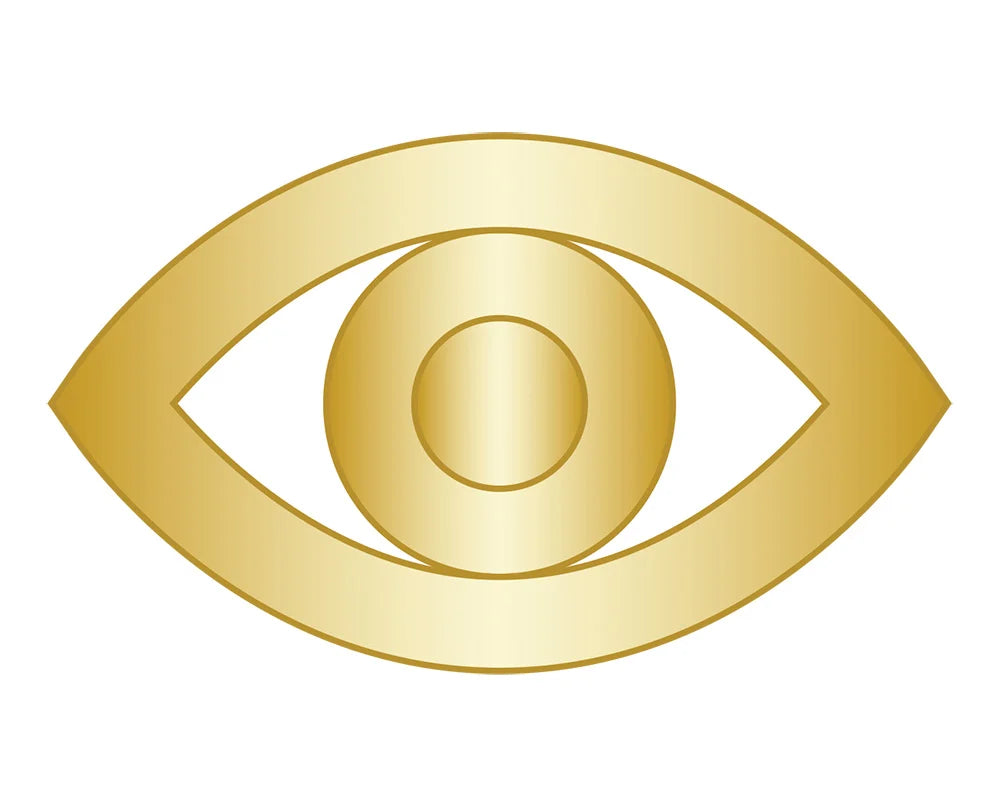 Evil Eye Icon - Gold