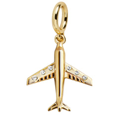 Just For Fun Cluster Charm - Airplane