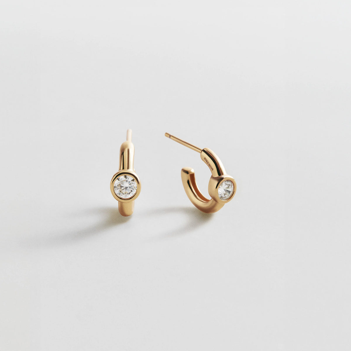 Dawn 14K Gold Earrings - Gold/Pavé