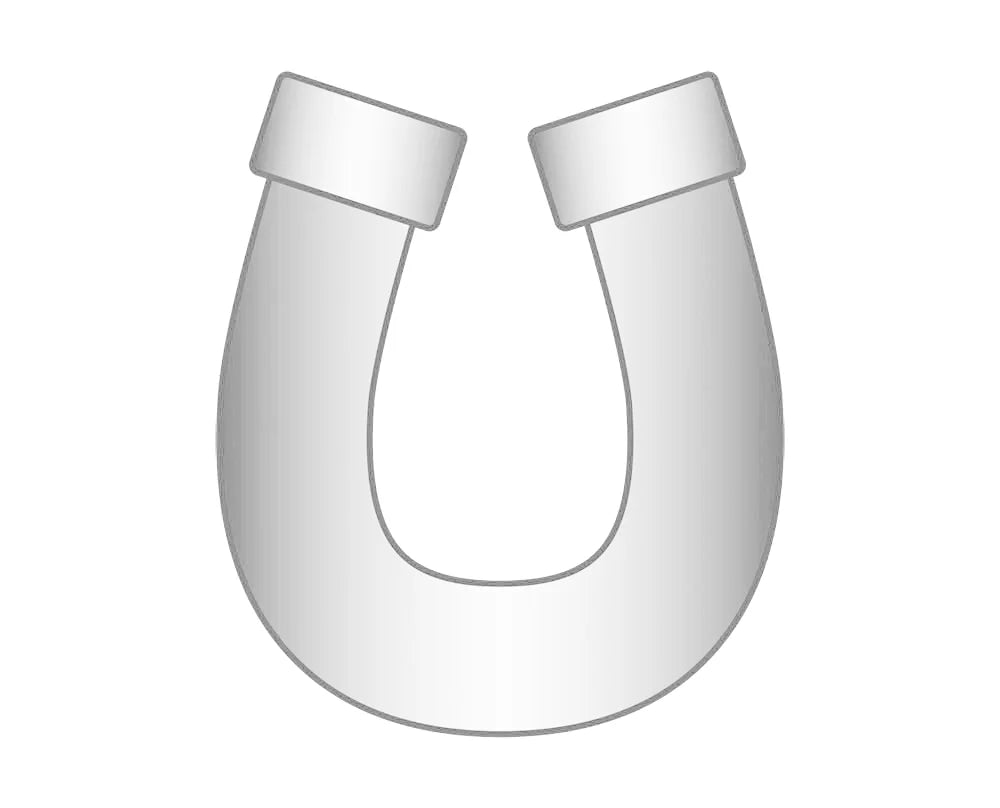 Horseshoe Icon - Silver