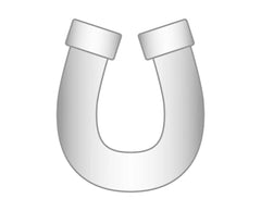 Horseshoe Icon - Silver