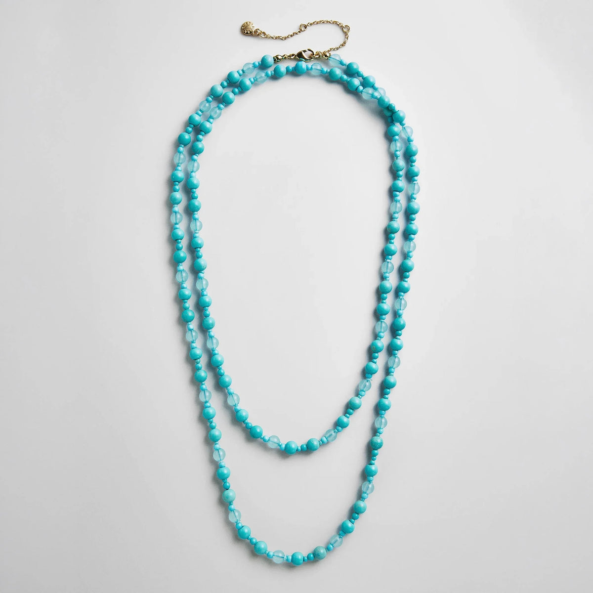 Charlotte Semi-Precious Necklace - Turquoise Bead