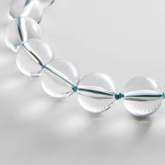 Jane Beaded Necklace - Clear/Turquoise