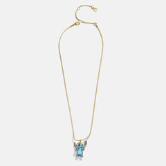 Disney Stitch 3D Pendant Necklace - Blue