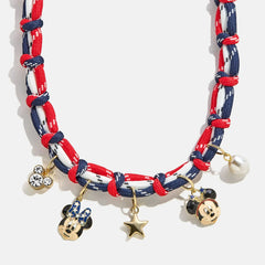Disney Americana Charm Necklace - Red/White/Blue