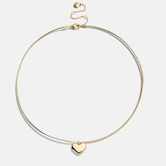 Millie Collar Necklace - Heart Collar Necklace
