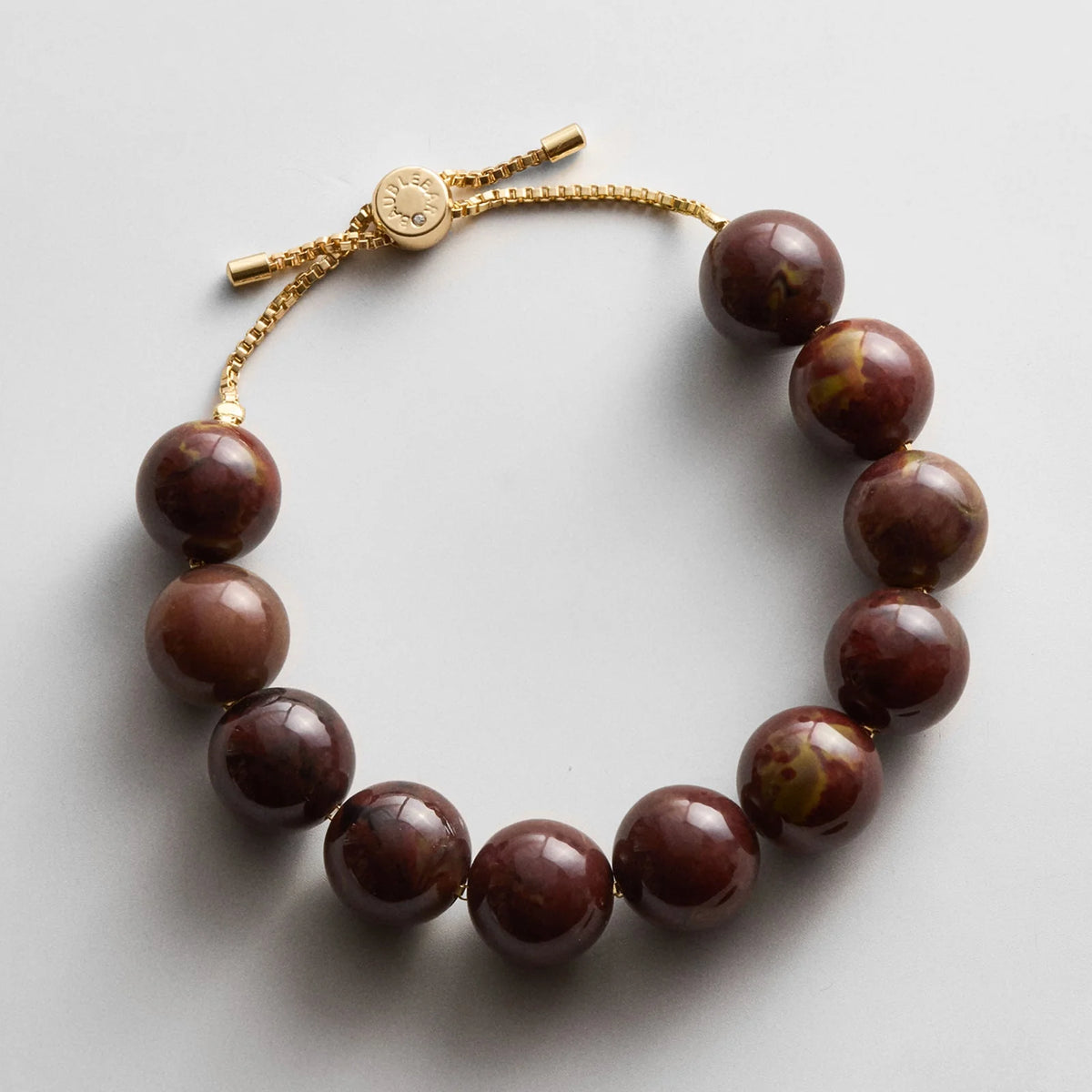 Jane Beaded Bracelet - Chocolate Brown Bead