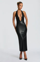 Ainsley Midi Dress - Black
