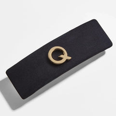 Initial Hair Barrette