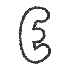 E - Bubble Letter