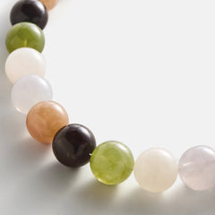 Jane Beaded Necklace - Earth Tones