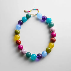 Jane Beaded Necklace - Multi Bead
