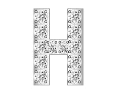 H - Pavé Silver